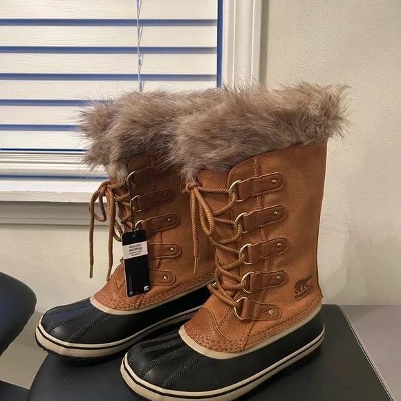 Sorel Joan of Arctic Boot Sz 9 Camel - Picture 2 of 5